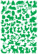 Animal silhouettes