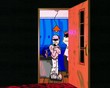 Door in a room of the teenager