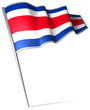 Flag pin - Costa Rica Flag pin - Costa Rica