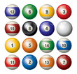 pool balls
