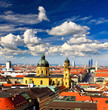 Photo en ligne au meilleur prix The aerial view of Munich city cente
