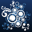 blue abstract pattern