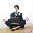 businessman making a pause