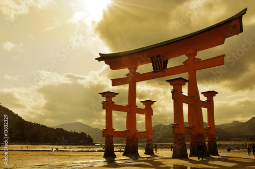 Great torii at Miyajima