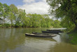 Barques sur le bord de la Loire Barques sur le bord de la Loire