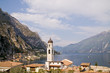 Aussicht auf historisches Dorf