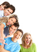 Young happy people
