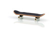 Finger skateboard isolated on white with reflection
