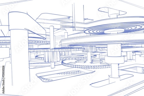 Illustration: Getriebe sketch Getriebe sketch