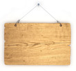 Old wood notice board