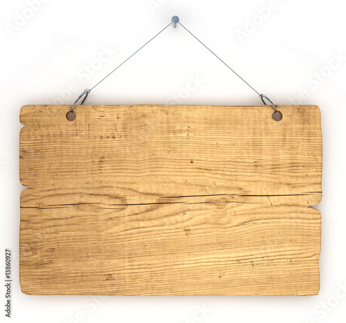 Illustration: Old wood notice board Old wood notice board