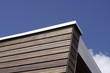 Wooden bardage on a new house