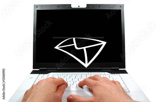 Photo: Am Laptop arbeiten Am Laptop arbeiten