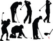 golf collection - vector golf collection - vector