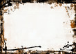 Computer designed grunge border