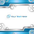 Blue business background with gears Blue business background with gears