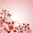 Rose Grunge Floral Background Rose Grunge Floral Background