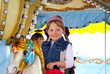 Female, child, holidays,   whirligig