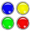 Glossy Button Vector