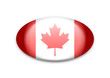 Button Kanada Fahne oval