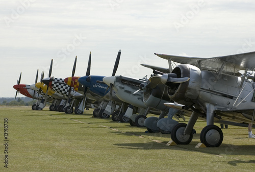 Photo: WWII planes at Duxford airshow WWII planes at Duxford airshow