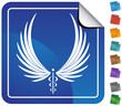 Caduceus Sticker