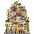 cartoon vector construction town cartoon vector construction town
