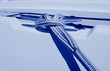 Water ski rope tied to boat