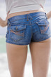 Mid section view of a woman