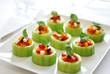 colorful salad baskets