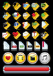 Set of internet icons.