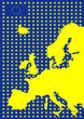 Europe with EU stars