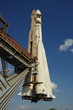 Monument of space rocket Vostok-1 (Moscow, Russia)