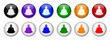 "Buddha" buttons (x12 - various colours)