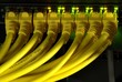 Router with yellow cables