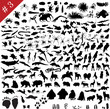 animals silhouette set #3