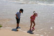 Children paddling Children paddling