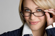 Beautiful Woman Wearing Glasses