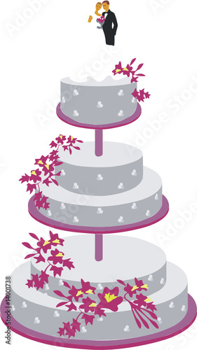 Vector: Cake wedding Cake wedding