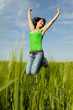 Foto: Springen Frau Springen Frau