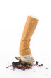 cigarette écrasée