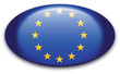 Button Europäische Union Fahne oval