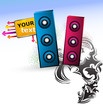 abstract music background