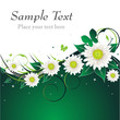 Green Floral Background Green Floral Background