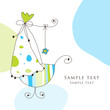 Baby arrival announcement card