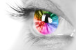 Colorful eye