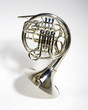 Double French Horn - Silver