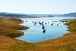 Photo: Line of Houseboats Line of Houseboats