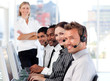 Business team at work