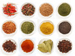 Photo: Variety of different spices in bowls Variety of different spices in bowls